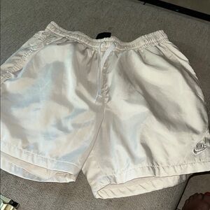 Nike Men's Light Cream Athletic Shorts